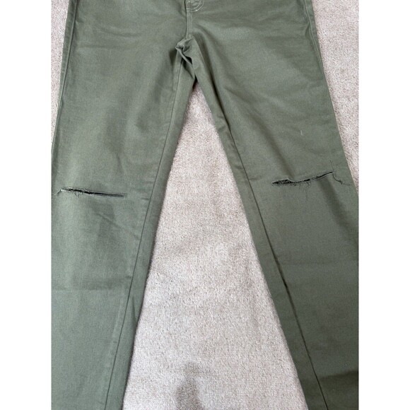 fashion nova womens olive green jeans size 13,medium Strech Medium Waist - Picture 6 of 16